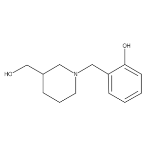 2-((3-(Hydroxymethyl)piperidin-1-yl)methyl)phenol Structure