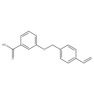 3-[(4-Ethenylphenyl)methoxy]benzoic Acid结构式