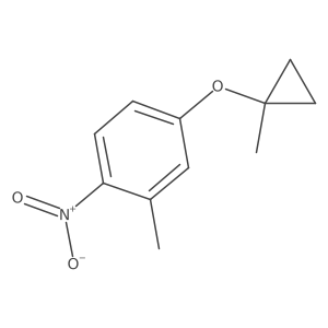 2-Methyl-4-(1-methylcyclopropoxy)-1-nitrobenzene Structure