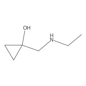 1-[(Ethylamino)methyl]cyclopropanol结构式