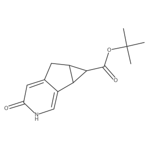 (5aR,6S,6aS)-tert-butyl 3-hydroxy-5,5a,6,6a-tetrahydrocyclopropa[4,5]-cyclopenta[1,2-c]pyridine-6-carboxylate Structure