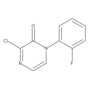 3-Chloro-1-(2-fluorophenyl)pyrazin-2(1H)-one结构式