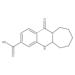 12-Oxo-5,5a,6,7,8,9,10,12-octahydroazepino[2,1-b]quinazoline-3-carboxylic acid Structure