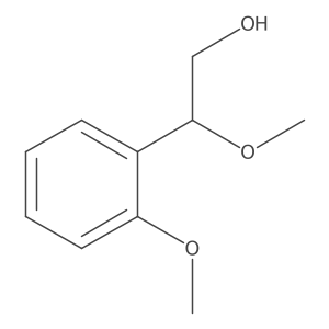 2-Methoxy-2-(2-methoxyphenyl)ethanol结构式