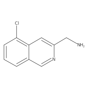 (5-Chloroisoquinolin-3-yl)methanamine Structure