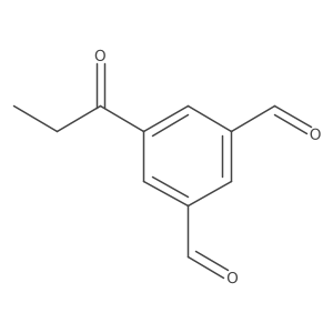 1-(3,5-Diformylphenyl)propan-1-one结构式
