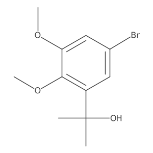 2-(5-Bromo-2,3-dimethoxyphenyl)propan-2-ol结构式