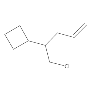 (1-Chloropent-4-en-2-yl)cyclobutane Structure