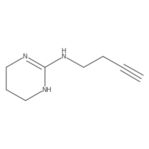 N-(But-3-yn-1-yl)-1,4,5,6-tetrahydropyrimidin-2-amine Structure