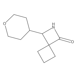 3-(Oxan-4-yl)-2-azaspiro[3.3]heptan-1-one Structure