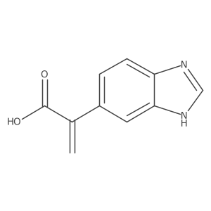 2-(1H-1,3-benzodiazol-5-yl)prop-2-enoic acid Structure