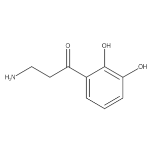 3-Amino-1-(2,3-dihydroxyphenyl)propan-1-one Structure