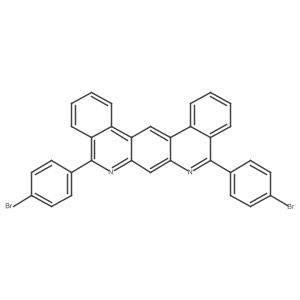 5,9-Bis(4-bromophenyl)isoquinolino[4,3-b]phenanthridine Structure