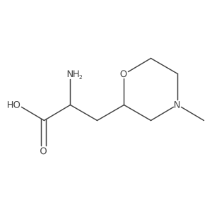 (2R)-2-Amino-3-(4-methylmorpholin-2-yl)propanoic acid Structure