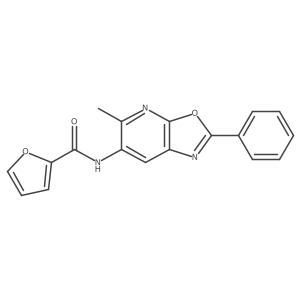 N-(5-methyl-2-phenyloxazolo[5,4-b]pyridin-6-yl)furan-2-carboxamide Structure