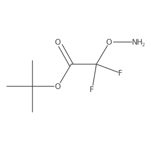 tert-Butyl 2-(aminooxy)-2,2-difluoroacetate Structure