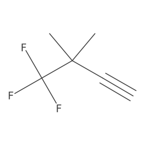 4,4,4-Trifluoro-3,3-dimethylbut-1-yne结构式