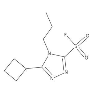 5-cyclobutyl-4-propyl-4H-1,2,4-triazole-3-sulfonyl fluoride结构式