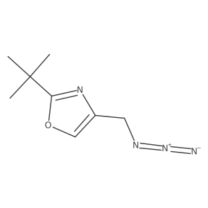 4-(Azidomethyl)-2-tert-butyl-1,3-oxazole Structure