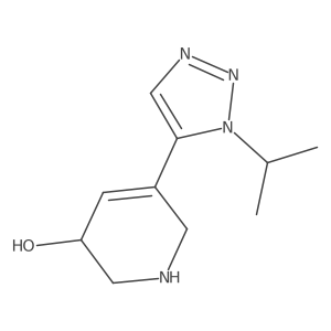 5-[1-(propan-2-yl)-1H-1,2,3-triazol-5-yl]-1,2,3,6-tetrahydropyridin-3-ol Structure
