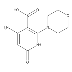 4-Amino-2-(morpholin-4-yl)-6-oxo-1,6-dihydropyridine-3-carboxylic acid Structure