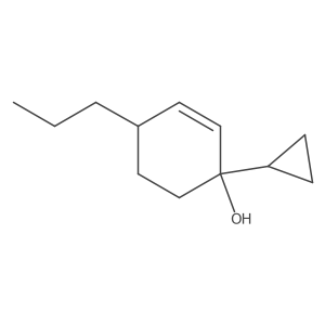 1-Cyclopropyl-4-propylcyclohex-2-en-1-ol Structure