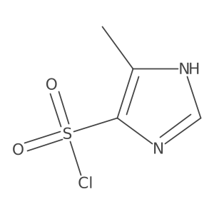 5-Methyl-1H-imidazole-4-sulfonyl chloride Structure