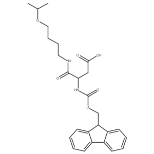 3-({[(9H-fluoren-9-yl)methoxy]carbonyl}amino)-3-{[4-(propan-2-yloxy)butyl]carbamoyl}propanoic acid Structure