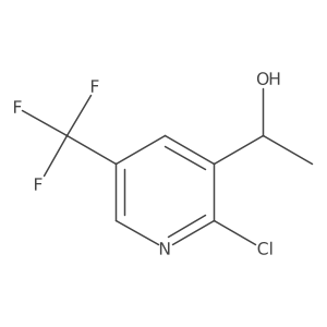 (1S)-1-[2-chloro-5-(trifluoromethyl)pyridin-3-yl]ethan-1-ol Structure