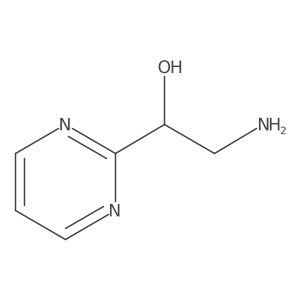 (1R)-2-amino-1-(pyrimidin-2-yl)ethan-1-ol结构式