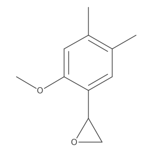 (2S)-2-(2-methoxy-4,5-dimethylphenyl)oxirane结构式