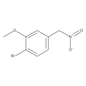 1-Bromo-2-methoxy-4-(nitromethyl)benzene结构式