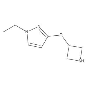 3-(azetidin-3-yloxy)-1-ethyl-1H-pyrazole Structure