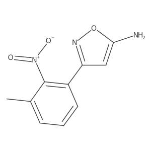 5-Amino-3-(3-methyl-2-nitrophenyl)isoxazole Structure