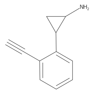 2-(2-Ethynylphenyl)cyclopropan-1-amine Structure