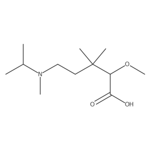 2-Methoxy-3,3-dimethyl-5-[methyl(propan-2-yl)amino]pentanoic acid Structure