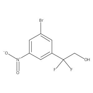 2-(3-Bromo-5-nitrophenyl)-2,2-difluoroethan-1-ol Structure