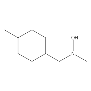 N-methyl-N-[(4-methylcyclohexyl)methyl]hydroxylamine结构式