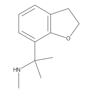 [2-(2,3-Dihydro-1-benzofuran-7-yl)propan-2-yl](methyl)amine结构式