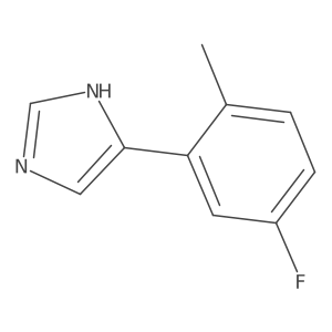 4-(5-fluoro-2-methylphenyl)-1H-imidazole Structure