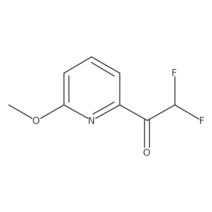 2,2-Difluoro-1-(6-methoxypyridin-2-yl)ethan-1-one Structure