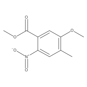 5-Methoxy-4-methyl-2-nitrobenzoic acid methyl ester结构式