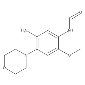 N-[5-Amino-2-methoxy-4-(4-morpholinyl)phenyl]formamide结构式