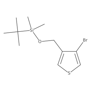 (4-Bromothiophen-3-yl)methoxy-tert-butyl-dimethylsilane Structure
