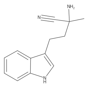 I+/--Amino-I+/--methyl-1H-indole-3-butanenitrile结构式