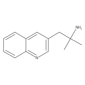 3-(2-Amino-2-methylpropyl)quinoline Structure