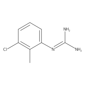 1-(3-Chloro-2-methylphenyl)guanidine Structure