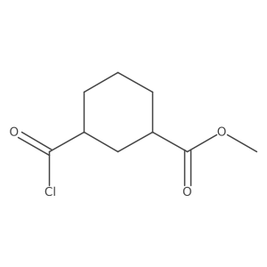 Methyl 3-(chlorocarbonyl)cyclohexanecarboxylate Structure