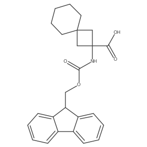 2-({[(9H-fluoren-9-yl)methoxy]carbonyl}amino)spiro[3.5]nonane-2-carboxylic acid Structure