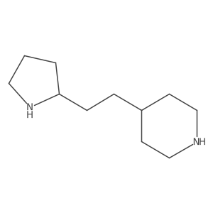 4-{2-[(2S)-pyrrolidin-2-yl]ethyl}piperidine结构式